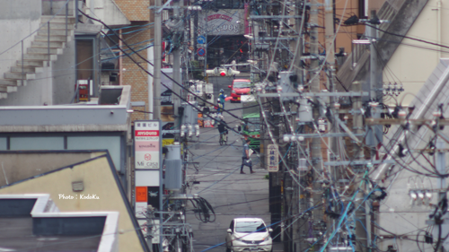 盛岡市内を望遠レンズで歩く