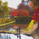 盛岡の晩秋をアートに表現