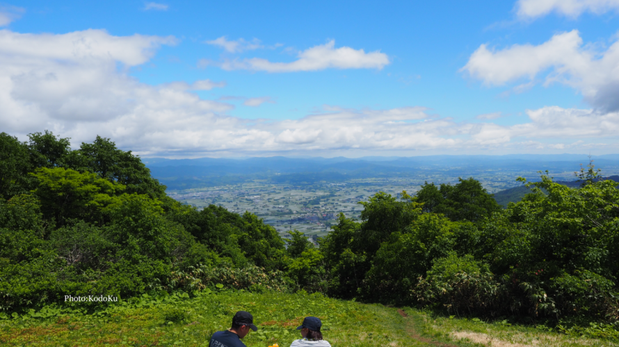 岩手県紫波町の東根山を登る